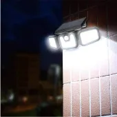 Lampa ścienna solarna COB-100LED z czujnikiem ruchu i zmierzchu