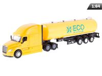 Model 1:64, CASCADIA Freightleiner,cysterna, żółty