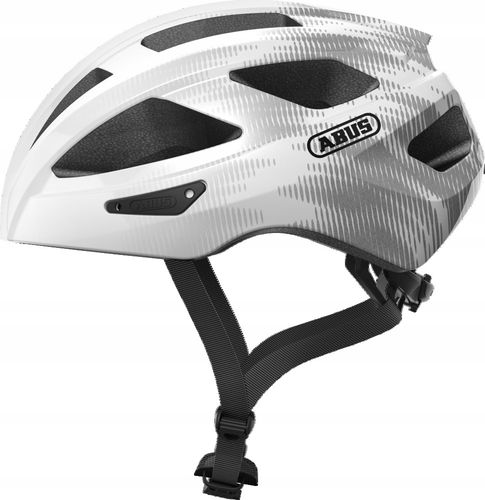 Kask rowerowy Abus Macator White silver M 52-58 cm na Arena.pl