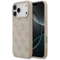 etui guess 4g ring classic logo magsafe  do iphone 17 pro max różowy