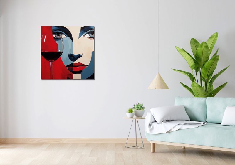 Obraz 70x70cm Żywa Czujność zdjęcie 2