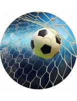 Opłatek na tort Urodziny Piłka Nożna Bramka Gol Klub Boisko Stadion