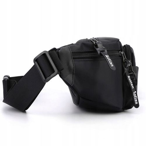 Torebka saszetka BIODRÓWKA NERKA męska POJEMNA SOLID PREMIUM BARDZO DUŻA na Arena.pl