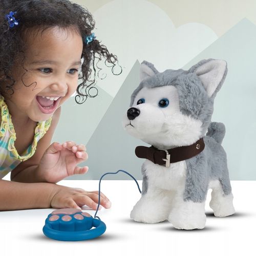 PIESEK PIES HUSKY INTERAKTYWNY ZDALNIE STEROWANY GŁOSEM I DOTYKIEM PILOT na Arena.pl