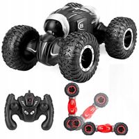 SAMOCHÓD ZDALNIE STEROWANY KASKADERSKI 4x4 PILOT RC DLA DZIECI KOLOR CZARNY