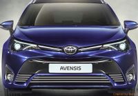 Toyota AVENSIS T27, T28 Listwy na Grill CHROM