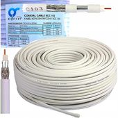 KABEL PRZEWÓD ANTENOWY KONCENTRYCZNY 6.8mm LTE HD 4K - 50m