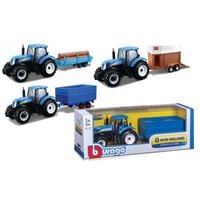 1:32 new holland farm tractor+trailer 0603