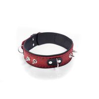 obroża crazy horse red l whips