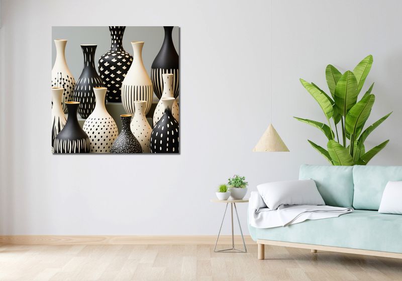 Obraz 100x100cm Kontrast i Harmonia zdjęcie 2