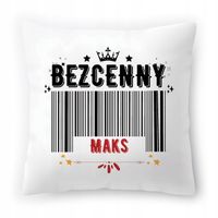 Poduszka Dla Maksa Na Urodziny Ze Zdjęciem Na Prezent Biała 40X40 Cm