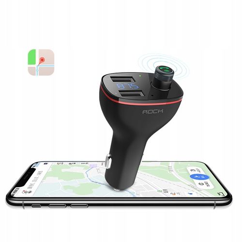 ROCK B300 TRANSMITER FM BLUETOOTH+ŁADOWARKA 2xUSB na Arena.pl