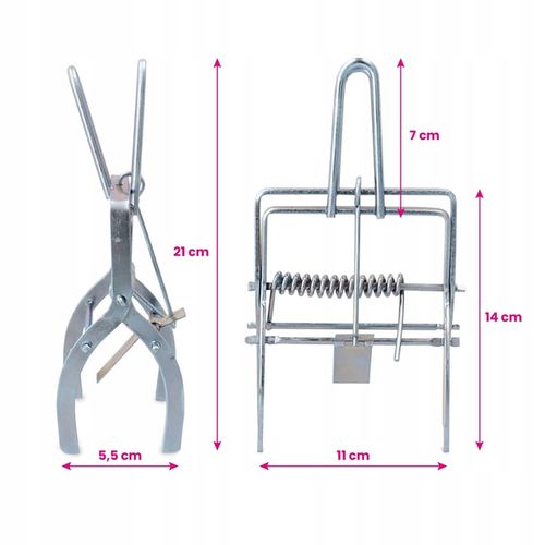 PUŁAPKA NA KRETY NORNICE SZCZURY KRETOŁAP CHWYTACZ ŁAPKA GILOTYNA na Arena.pl