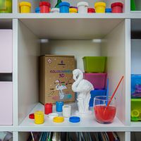 Kolorowanka 3D Flaming Figurka gipsowa z farbkami