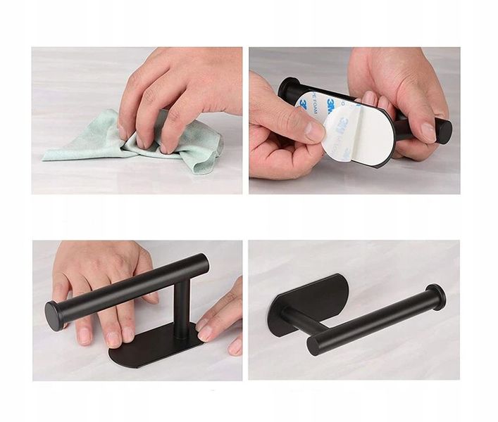 Uchwyt Na Papier Toaletowy Loft Samoprzylepny Wc zdjęcie 9