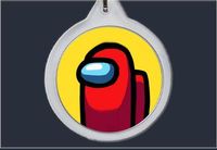 Brelok do kluczy Among Us