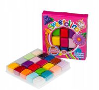 Plastelina cukrowa jadalna masa lukier 20 kolorów