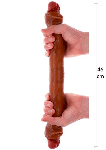 podwójne dildo toyjoy get real silicone foreskin double dong 46cm toyjoy na Arena.pl