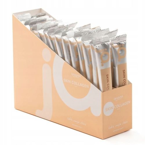 KOLAGEN DO PICIA "jA" SKIN COLAGEN TRUSKAWKA RABARBAR LEVANN 30 SASZETEK na Arena.pl