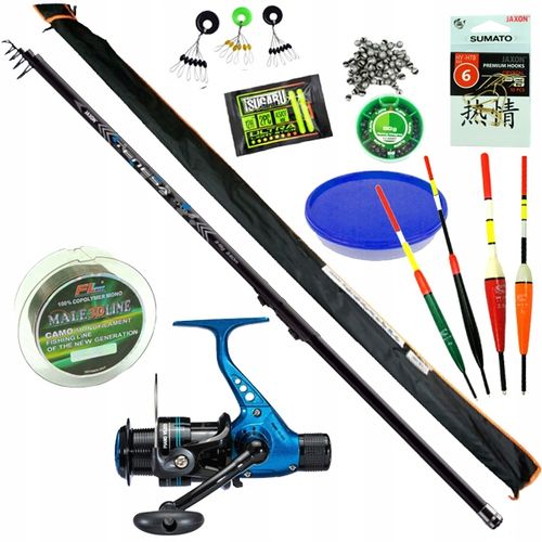 ZESTAW wędka BOLONKA kołowrotek SPŁAWIK jaxon Z36 na Arena.pl