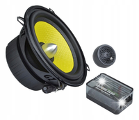 Głośniki samochodowe 13cm 3Ohm System + zwrotnice - Ground Zero GZTC 130.2X