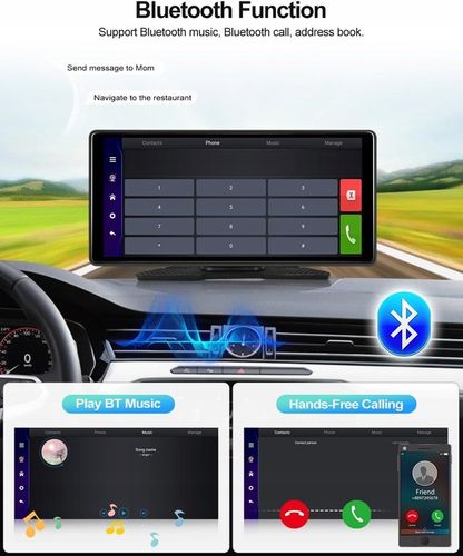 CAMECHO Android 13 Carplay 8 rdzeni 2G+32G ekran WiFi FM AUX kamera cofania na Arena.pl