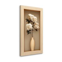 Obraz nowoczesny do salonu sypialni, Białe Kwiaty 40x80