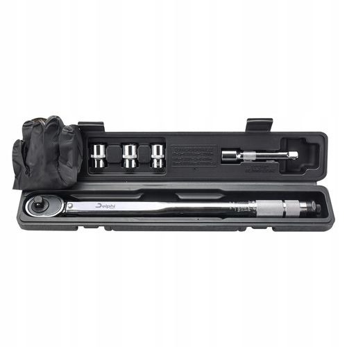 KLUCZ DYNAMOMETRYCZNY 1/2 28-210Nm CrMO & CrV + 3 NASADKI 17,19,21 mm +- 4% na Arena.pl