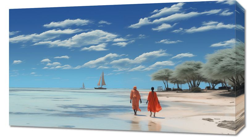 Obraz 70x40cm Spokój w Piaskach zdjęcie 1