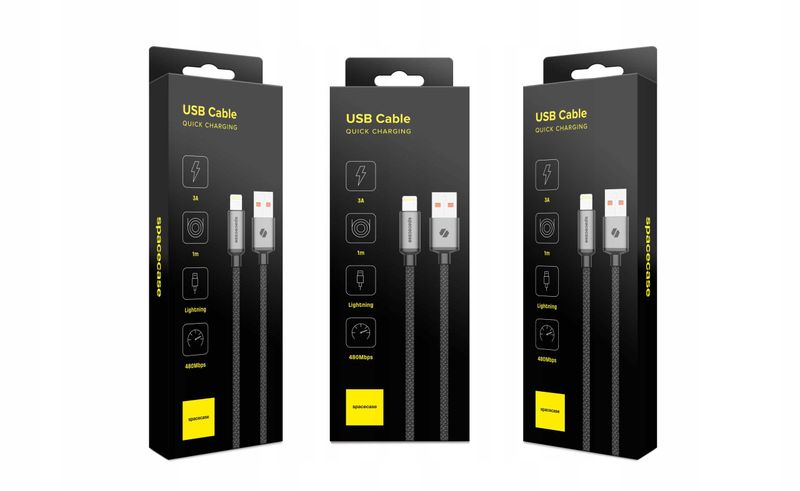 Spacecase Usb To Lightning Cable 1M 3A Cl04 zdjęcie 11