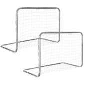 zestaw 2 bramek do piłki nożnej z siatką 78x56x45cm