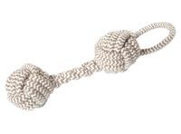 Zabawka dla psa do przeciągania i aportowania - Dingo Kość 22cm beżowa