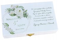Pudełko na pieniądze prezent na wesele pamiątka ślubu prezent