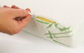Poszewka na podgłówek klinowy Memory Bamboo 40x80 cm na zamek błyskawiczny