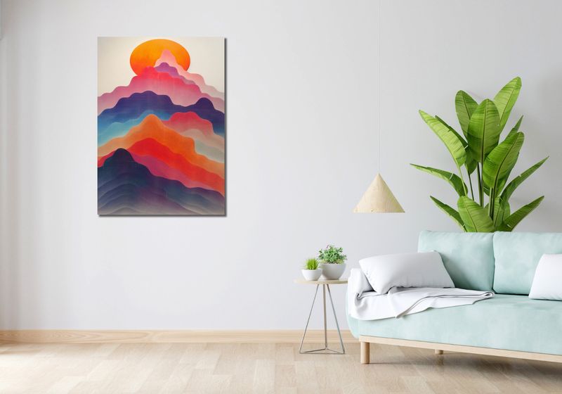 Obraz 70x100cm Światło w Mroku zdjęcie 2