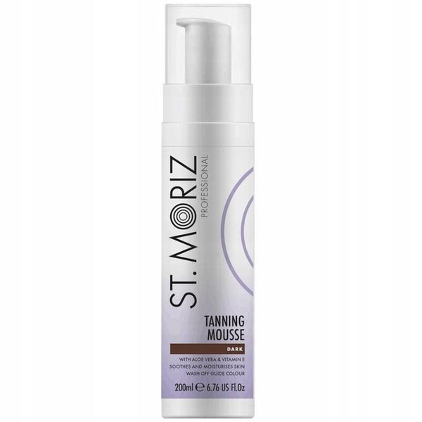 ST MORIZ Tanning Mousse Mus Pianka Bronzer Dark Ciemny Samoopalacz 200ml zdjęcie 1