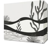 Obraz 30x30cm Ogród przy Nocy