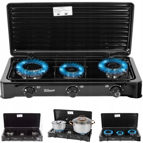 KUCHENKA GAZOWA 3 PALNIKI PRZENOŚNA + WĄŻ REDUKTOR na Arena.pl