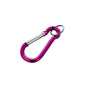 Karabińczyk FOX 6 Aluminiowy IO-30706 Różowy 6 cm