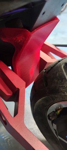 Osłona amortyzatora CZERWONA Motus 10 pro Sport 2021 | Techlife x8 na Arena.pl