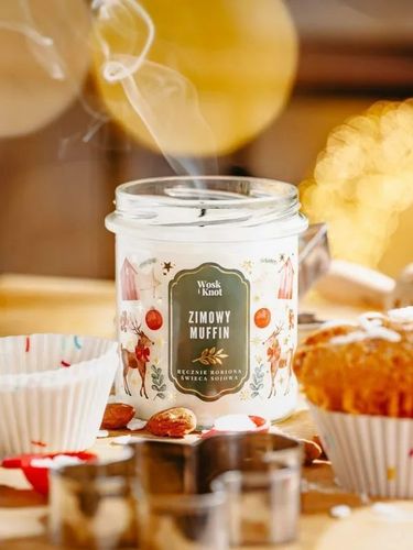 Woskiknot świeca sojowa Zimowy Muffin na Arena.pl