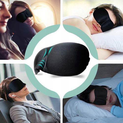 Opaska na oczy do spania, maska 3D do snu na Arena.pl