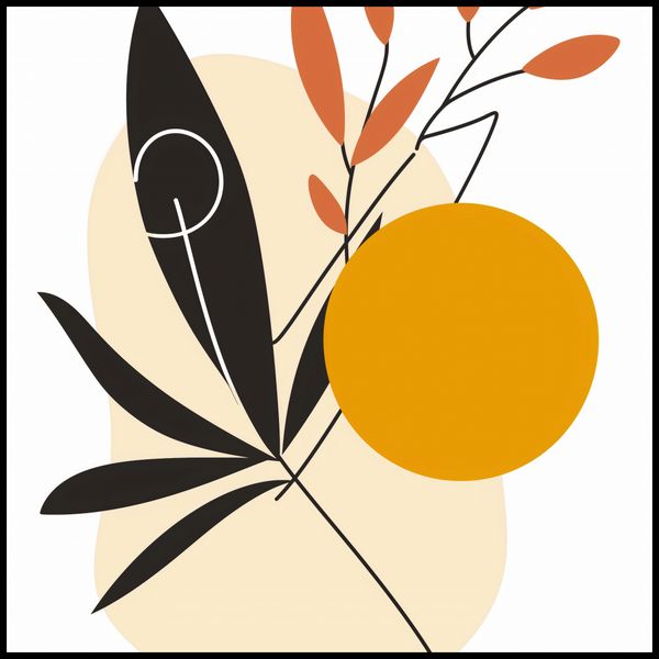 Plakat 100x100cm Jesienne Gracje zdjęcie 2