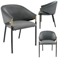 Krzesło amber szare