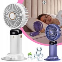 WENTYLATOR RĘCZNY PRZENOŚNY MINI WENTYLATOR Z AKUMULATOR 3000 MAH W PODRÓŻY