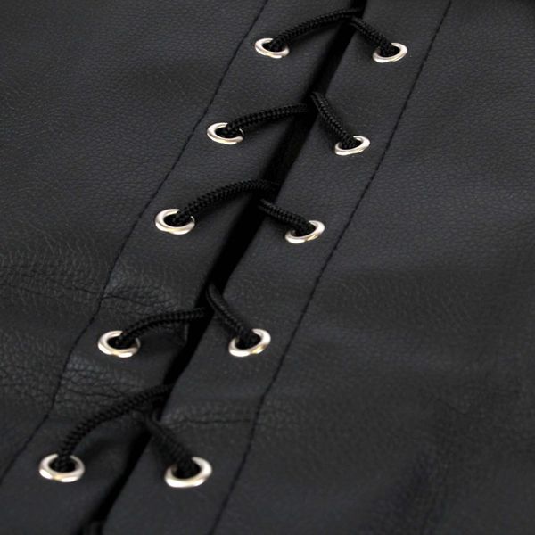 Lace-Up Full Sleeve Arm Restraint - Black zdjęcie 6