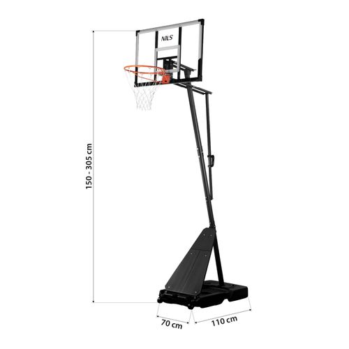 Kosz do koszykówki ZDK255 regulowany 1,5–3,05m | dla dzieci i dorosłych na Arena.pl