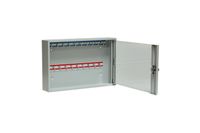 Szafka na klucze SK 20/S z haczykami mocowanymi na stałe przeszklona