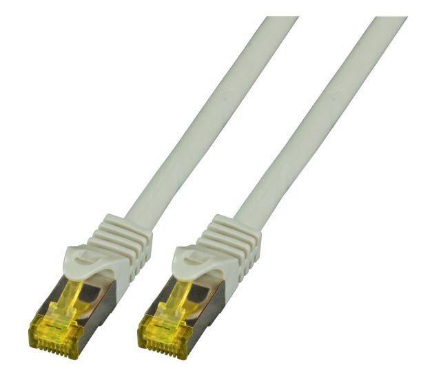 Patchcord EFB SFTP 3m Cat.6a LSZH szary na kablu Cat.7 127121 zdjęcie 1
