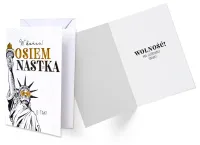 Kartka Okolicznościowa na Osiemnastkę - 18 Urodziny - Statua Wolności